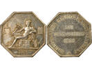 France Government Expert Commissioners – Silver Token - 1831, Horn Punchmark After 1880 -