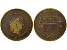 France 1 token Army - Brass Token, Draw - 1883 n°148 -