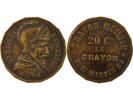 France 1 token Advertising, Pencils, Mengin - Brass Token - 1849 Paris -