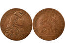 France 1 token Louis XIV - Copper Token, Truce of Ratisbon - Nuremberg -