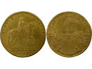 France 1 token Louis XIV - Brass Token, Conquest of Franche-Comté - After 1668 -
