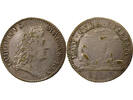 France 1 token Louis XIV - Jeton Laiton Argenté, La Vigilance -