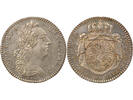 France 1 token Louis XV - Jeton Argent, Etats de Bretagne - 1772 Rennes -