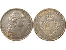 France 1 token Louis XVI - Jeton Argent, Notaires de Nantes -