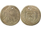 France 1 token Louis XIV - Silver Counter Token - Nuremberg, Pierced -