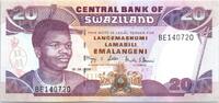 Swaziland 20 emalangeni 20 Emalangeni Kg Mswati III - Cattle, truck - 2006 -
