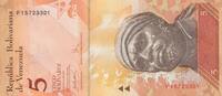 Venezuela 5 bolivares 20/03/2007 5 Bolivares Negro Primero - Anteater - ... 8.79 元 含税 ＋  83.67 元 运费