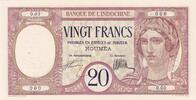 New Caledonia 20 francs 20 Francs - Banque de l'Indochine - 1929 - Spécimen -