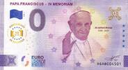 Argentina 0 euro 0 Euro Souvenir - Papa Franciscus - In Memoriam 1936-2025 - Anniversary - 2025 -
