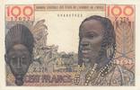 West AFrican States 100 francs 1959 100 Francs mask 1959 - Serial Z.278 ... 351.42 元 含税 ＋  83.67 元 运费
