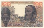 West AFrican States 100 francs 1959 100 Francs mask 1959 - Serial Y.278 ... 614.99 元 含税 ＋  83.67 元 运费