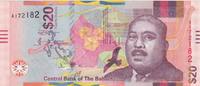 Bahamas 20 dollars 20 Dollars Milo B. Butler - Harbor, boats - 2018 -