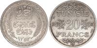 Tunisia 20 francs 20 francs Ahmad Pasha - 1935 (1353) Essai -