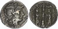 Roma Republic denier -134 Denarius, Minucia 134 BC Rome - F+ IV / S+ 1,045.90 元 含税 ＋  83.67 元 运费