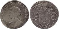 France teston Teston Charles IX - 1562 A Paris - Silver - 2 nd type -