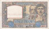 France 20 francs 20 Francs - Science and Industry - 20-02-1941 - Serial G.3032 - VF to XF - P.92 -