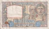 France 20 francs 20 Francs - Science and Industry - 01-08-1940 - Serial O.830 - P.92 -