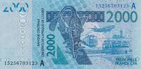 West AFrican States 2000 francs 2015 2000 Francs - Mask - Fishs - 2015 -... 70.28 元 含税 ＋  83.67 元 运费