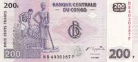 Congo (RDC) 200 francs 200 Francs - Agriculture - ND (2007-2013) - P.99 -
