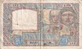 France 20 francs 20 Francs - Science et Travail - 11-07-1940 - Serial D.676 - P.92 -