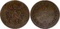 Rome 2 baiocchi Baiocco - Pie IX -1850 R -