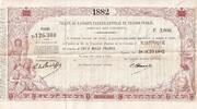 Martinique 2000 francs 2000 Francs - French colonial note - Sign. Chazal - 18-10-1882 - Kol.N°47var -