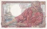 France 20 francs 20 Francs - Fisher - 24-09-1942 - Serial A.42 - P.100 -
