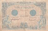 France 20 francs 20 Francs - Blue - 25-01-1913 - Serial D.4008 - P.68 -