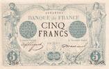 France 5 francs 5 Francs - Black - 16-05-1873 - Serial X.2588 - P.70 -