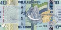 Sierra Leone 10 leones 10 Leones - Bird - Arms - 2022 - Serial DT - P.NEW -
