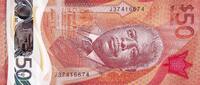 Barbados 50 dollars 50 Dollars - Errol Barrow - 2022 - Serial J -