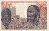 West AFrican States 100 francs 1959 100 Francs - Mask - 23-04-1959 - Ser... 571.06 元 含税 ＋  83.67 元 运费