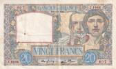 France 20 francs 20 Francs - Science and industry - 05-12-1940 - Serial Z.1866 - P.92 -