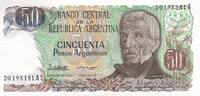 Argentina 50 pesos 50 Pesos - J. San Martin - Jujuy - ND (1983) - Serial A - P.314 -