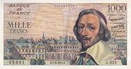 France 1000 francs 1000 Francs - Richelieu - 07-03-1957 - Serial J.321 - P.134 -