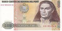 Peru 500 intis 500 Intis J. G. Condorcanqui Tupac Amaru II -