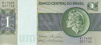 Brazil 1 cruzeiro 1 Cruzeiro Liberty - Banco Central bldg -