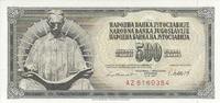 Yugoslavia 500 dinara 500 Dinara - Nikola Tesla - 1981 -