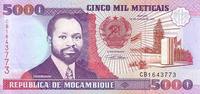 Mozambique 5000 meticais 5000 Meticais S. Machel - Foundry -