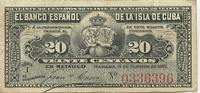 Cuba 20 centavos 20 Centavos 1897 - Harvesting sugar cane -
