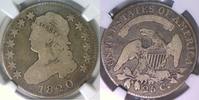 USA Capped Bust Quarter NGC G-4; Large O B-1, R-4 -