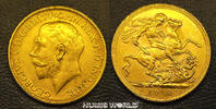 Indien (brit. Kolonie) Sovereign Indien, Sovereign 1907 Mzz. I, Bombay,George V. 1910-1936, 7,99 g/917 Gold, vz -