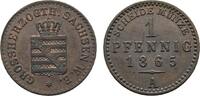 Sachsen-Weimar-Eisenach Cu Pfennig Carl Alexander 1853-1901 -