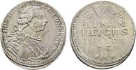 Sachsen-Hildburghausen 1/6 Taler Ernst Friedrich Karl 1745-1780 -