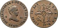 Spanien Cu 2 Maravedis Isabel II. 1833-1868 -
