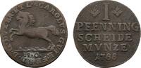 Braunschweig-Wolfenbüttel Cu Pfennig Karl Wilhelm Ferdinand 1780-1806 -