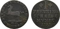Braunschweig-Wolfenbüttel Cu Pfennig Karl Wilhelm Ferdinand 1780-1806 -