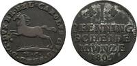 Braunschweig-Wolfenbüttel Cu Pfennig Karl Wilhelm Ferdinand 1780-1806 -