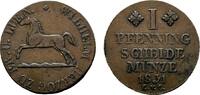 Braunschweig-Wolfenbüttel Cu Pfennig Wilhelm 1831-1884 -