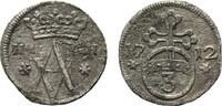 Braunschweig-Wolfenbüttel 3 Pfennig Anton Ulrich, allein 1704-1714 -
